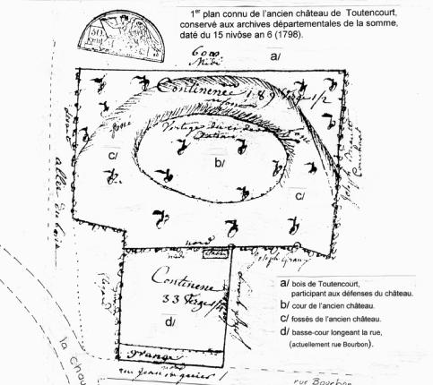 Un premier plan du château.