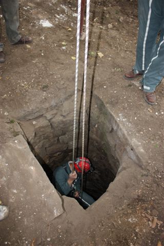 Exploration du puits par le G.E.I.O.S.