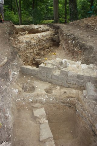 Vue générale de la fouille