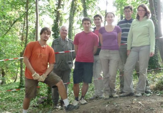 L'équipe de fouilles au grand complet.